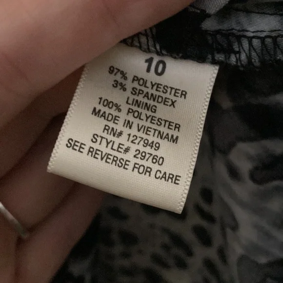 Emma & Michelle Leopard Print Dress size 10 - Picture 6 of 7